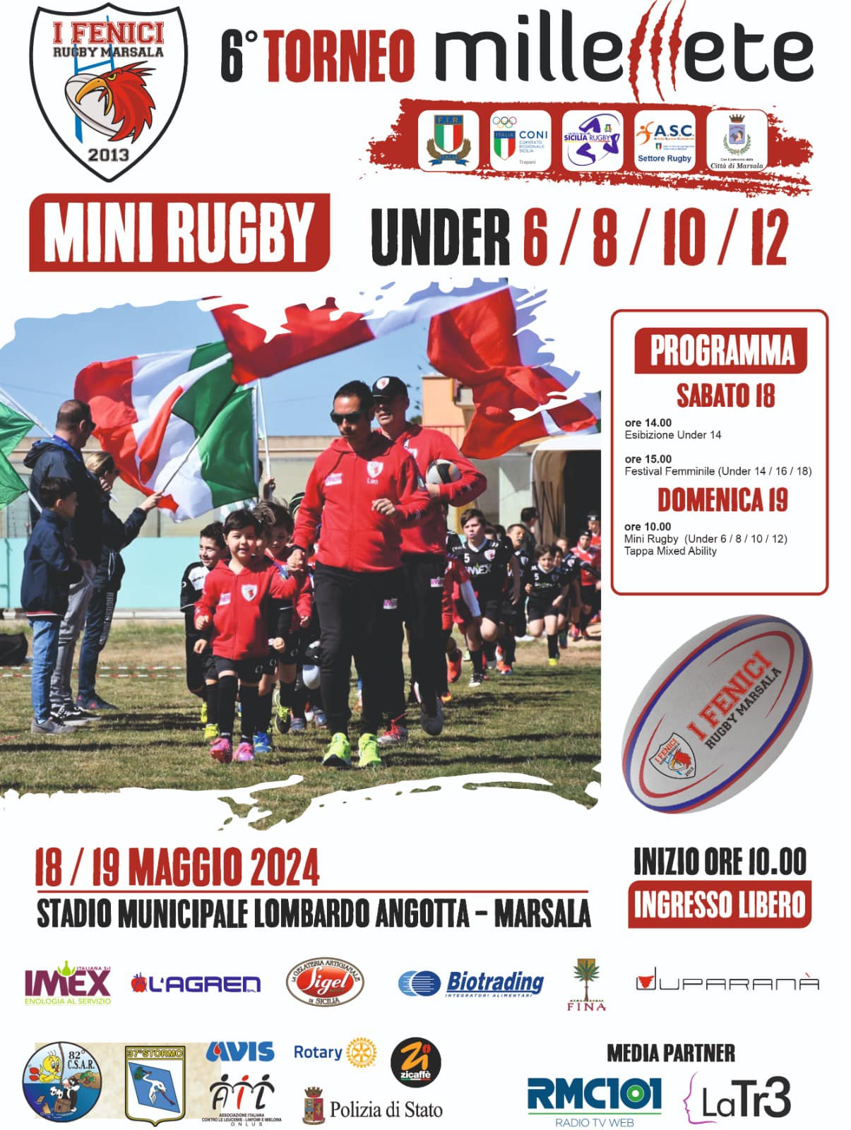 6° Torneo “Millemete”: Mini Rugby