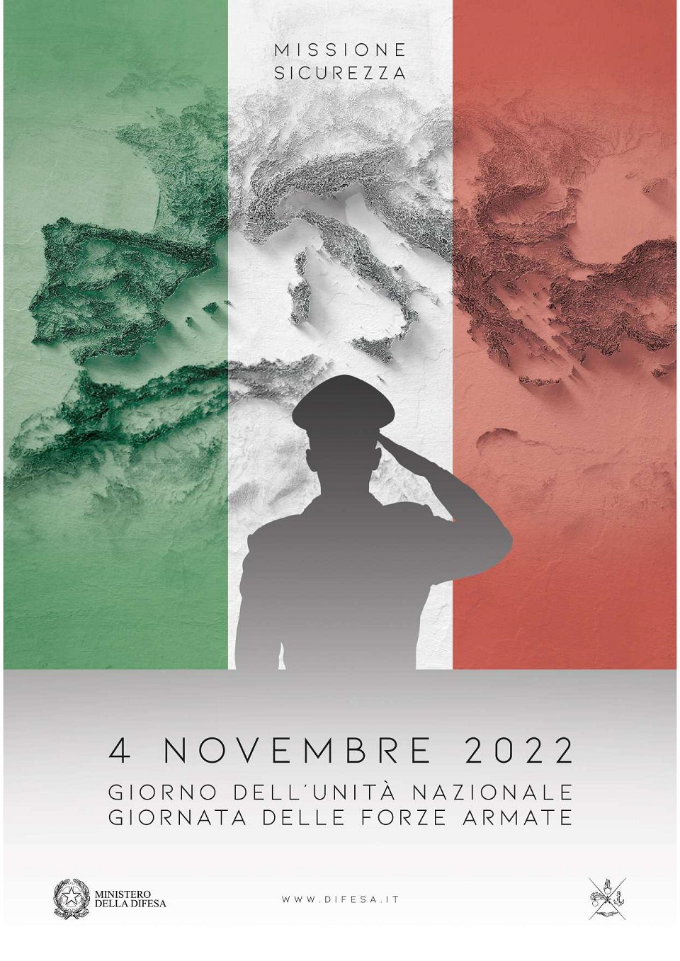 4 novembre. “giorno dell’unità nazionale e giornata delle forze armate”. celebrazione istituzionale alla cappella dei caduti