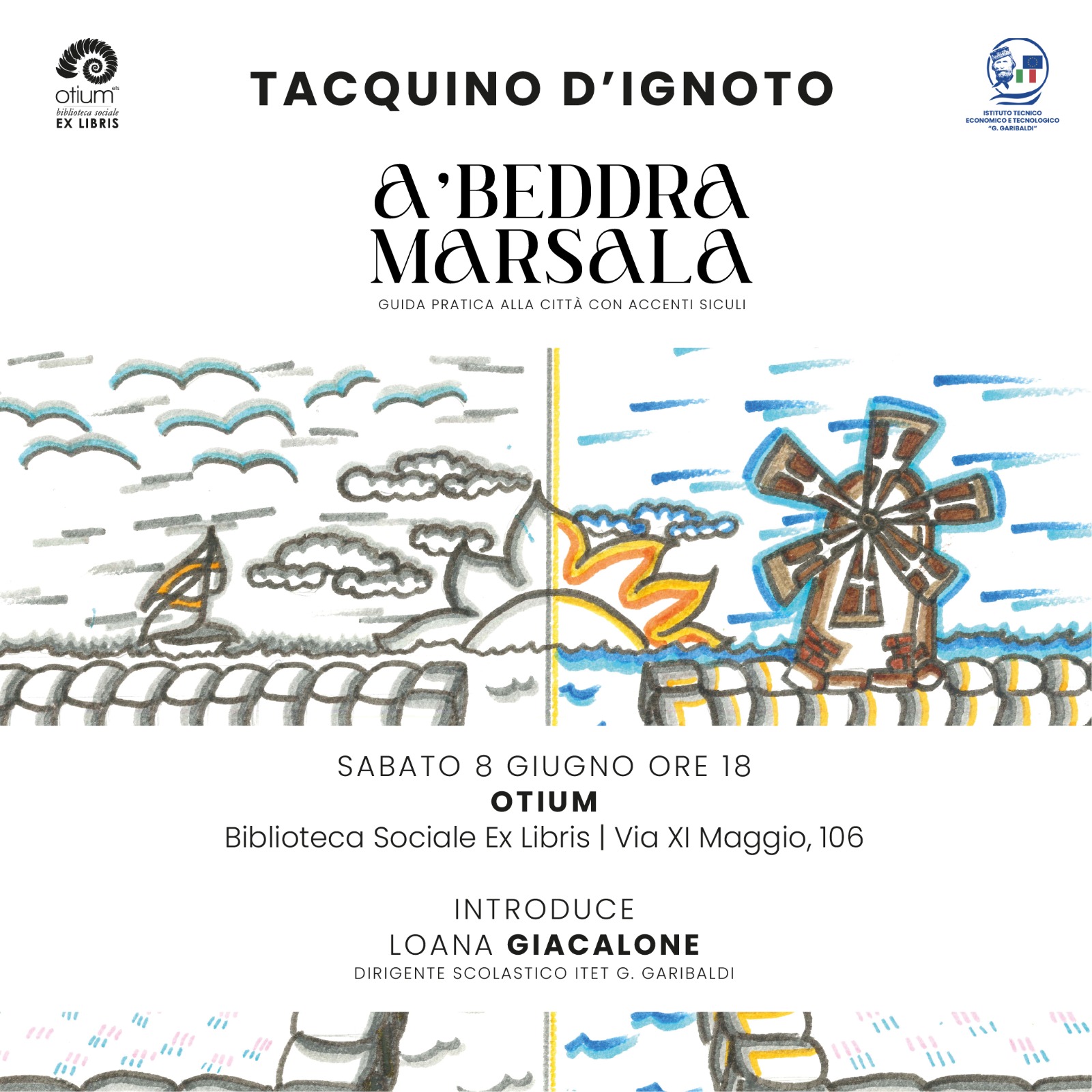 Presentazione del libro poster “A Beddra Marsala”