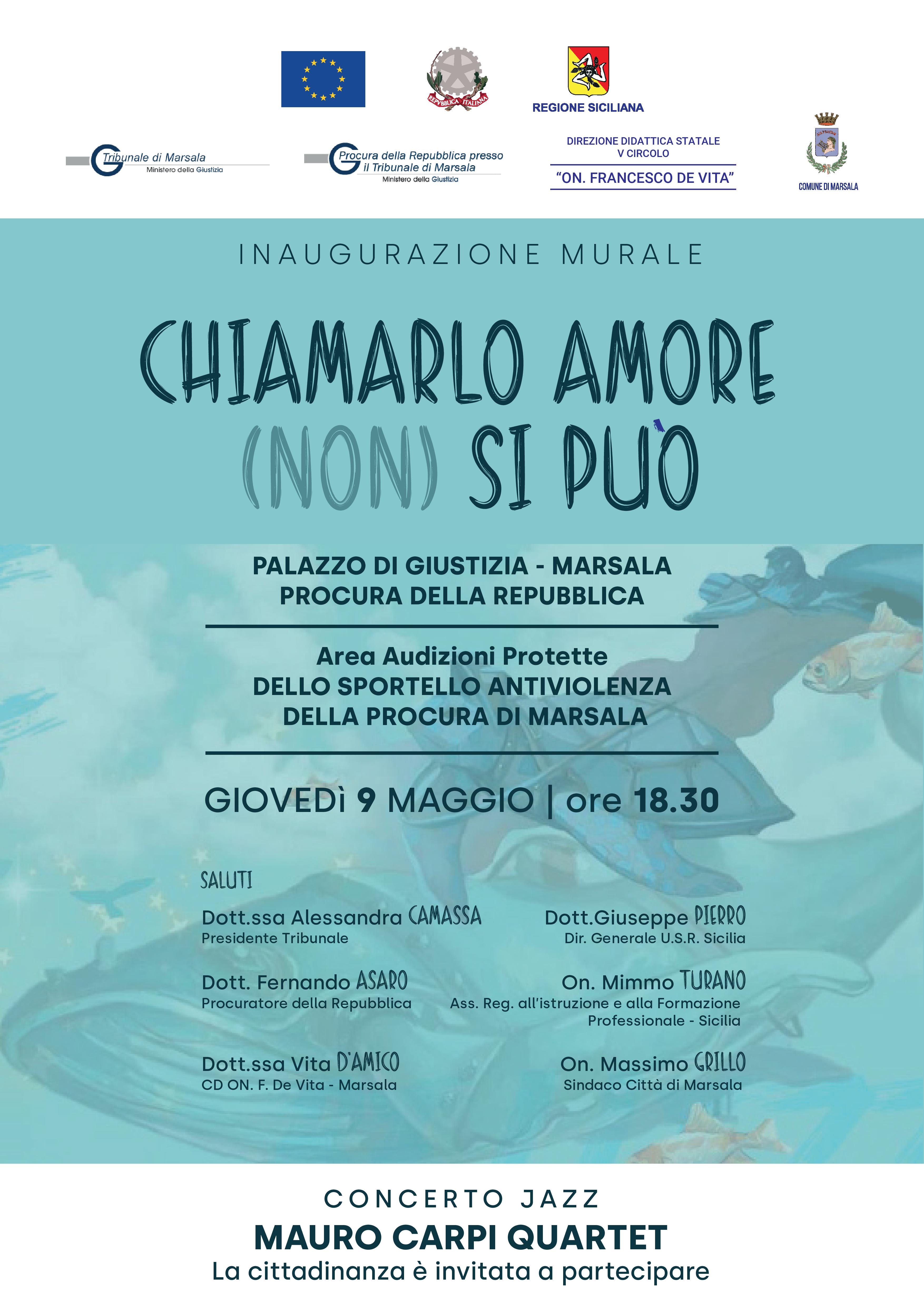 Inaugurazione murale "Chiamarlo amore (non) si può"