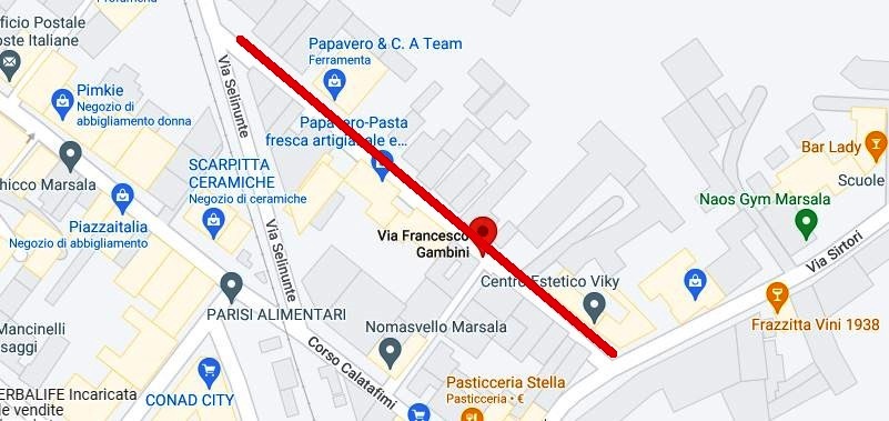 Lavori rete fognante in via gambini. modifiche alla circolazione veicolare