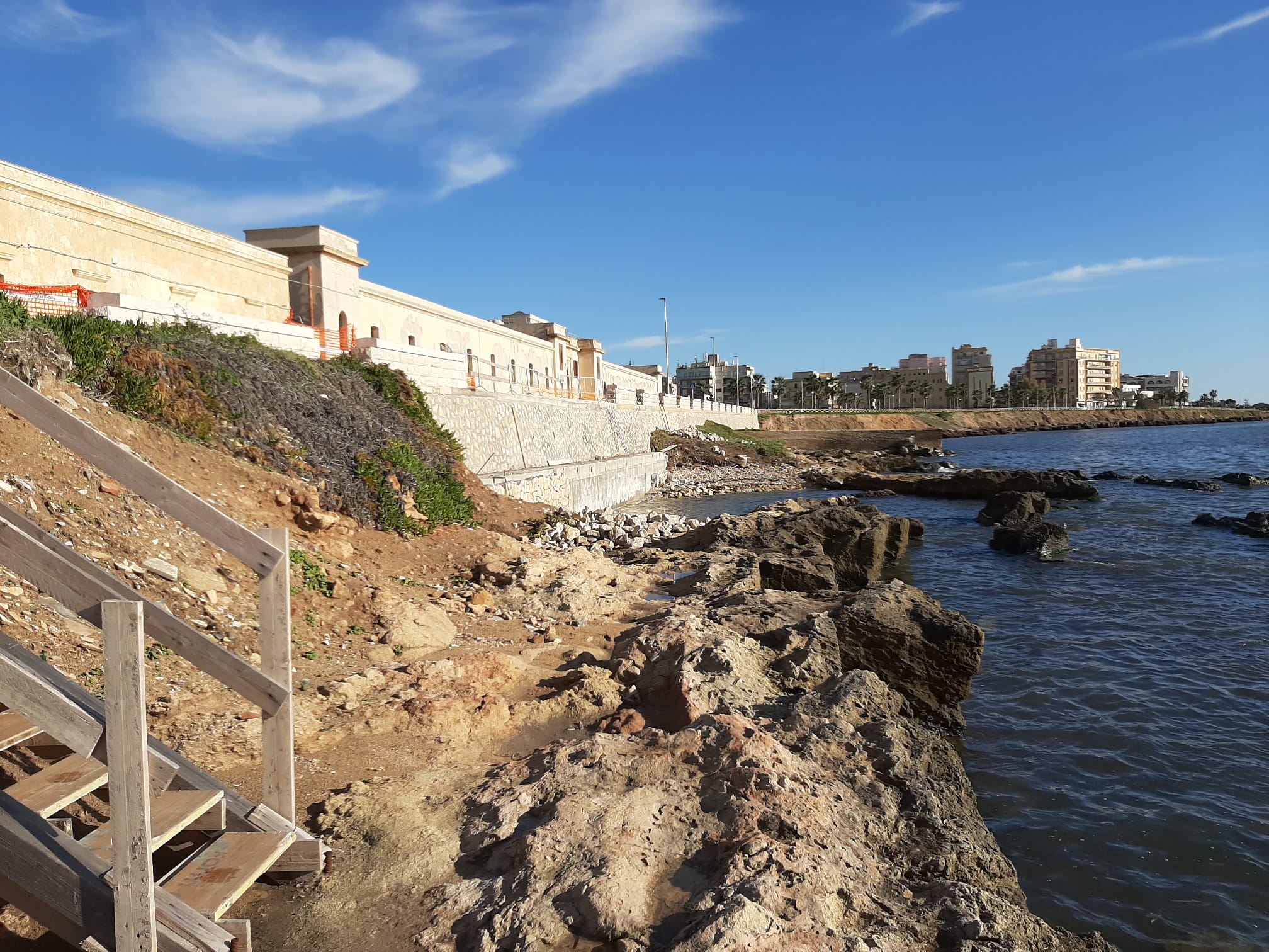 Lungomare Boeo di Marsala. Al via i lavori di messa in sicurezza con un investimento di 2,9 milioni di euro