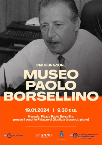 Inaugurazione il 19 gennaio del museo Paolo Borsellino 